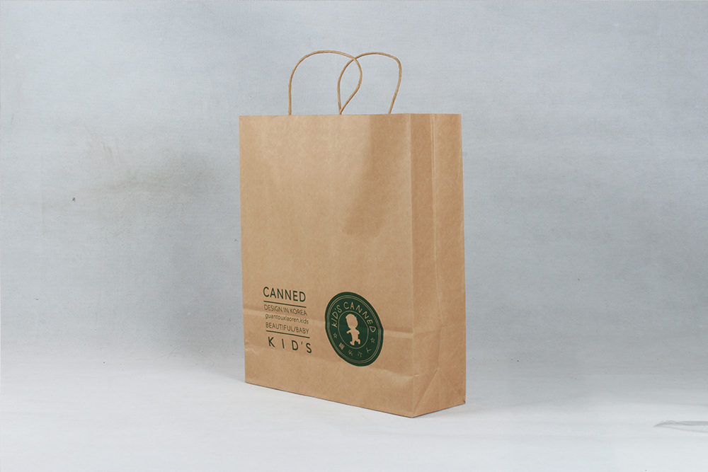 CANNED簡(jiǎn)約服裝牛皮紙袋定制